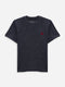 Charcoal Grey Neppy Cotton Casual Tee Brumano Pakistan