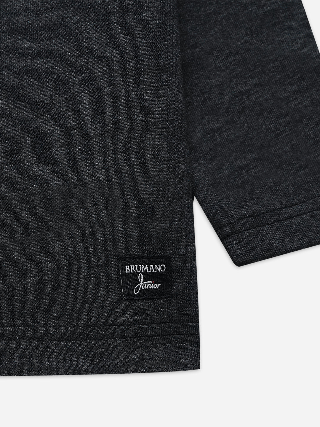 Charcoal Melange Casual Sweatshirt - Junior