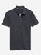 Charcoal Neppy Cotton Basic Polo Brumano Pakistan