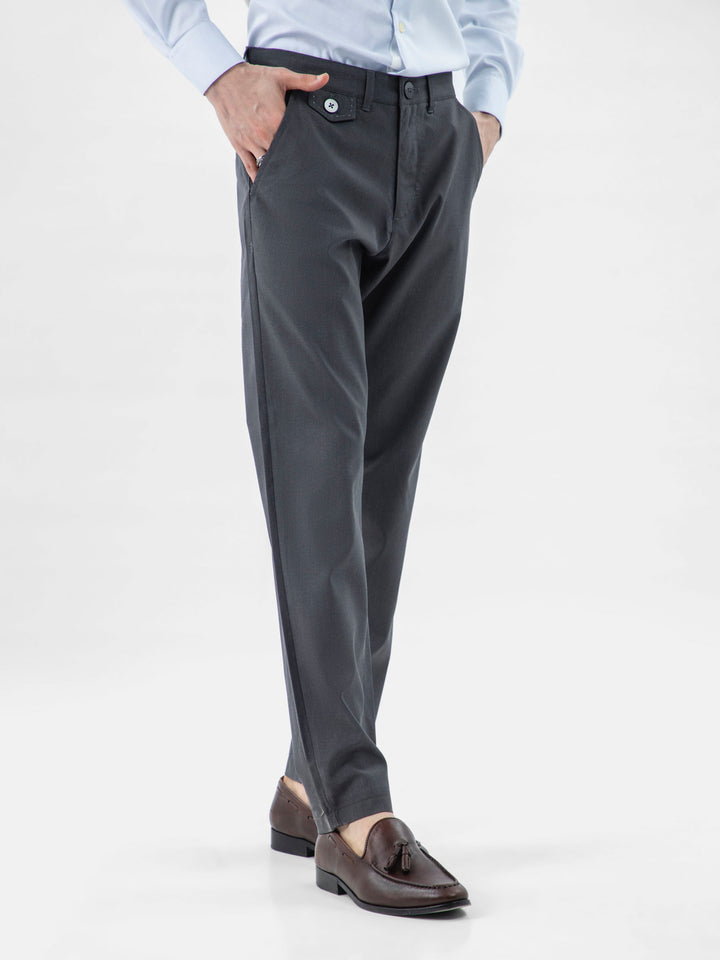 Charcoal Semi Formal Chinos Brumano Pakistan