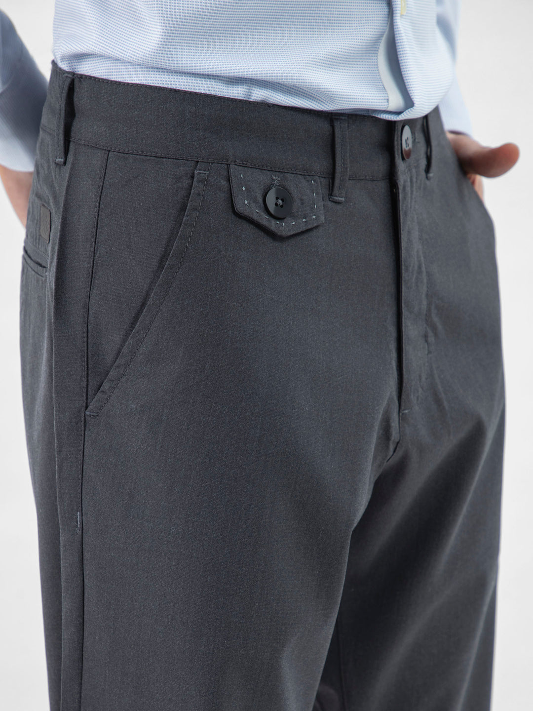 Charcoal Semi Formal Chinos Brumano Pakistan