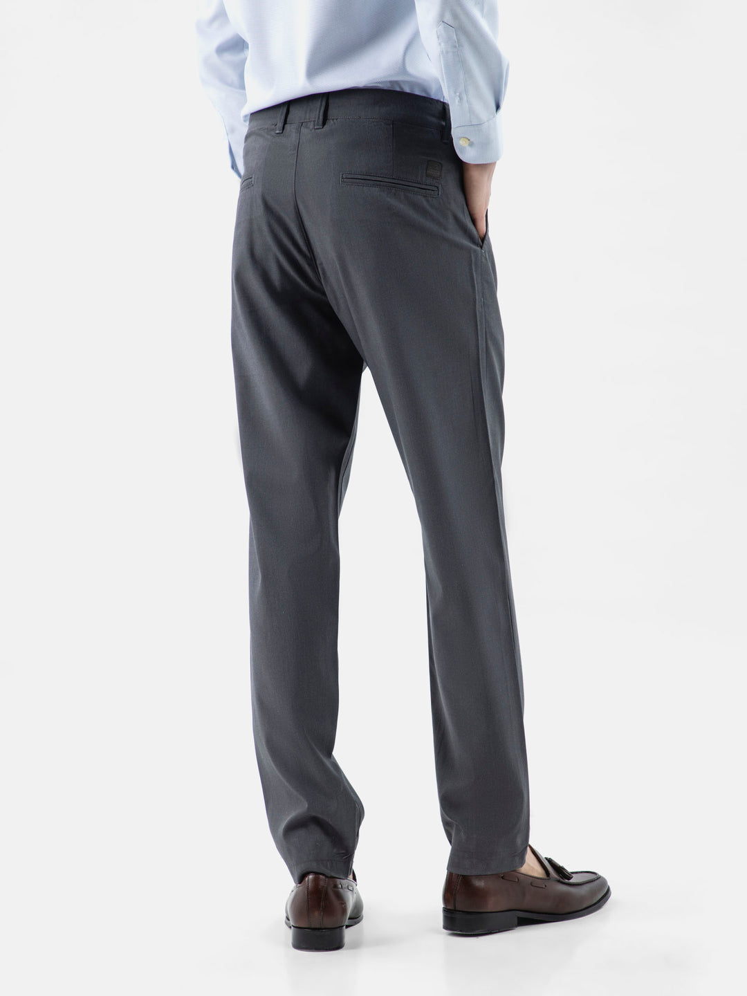 Charcoal Semi Formal Chinos Brumano Pakistan