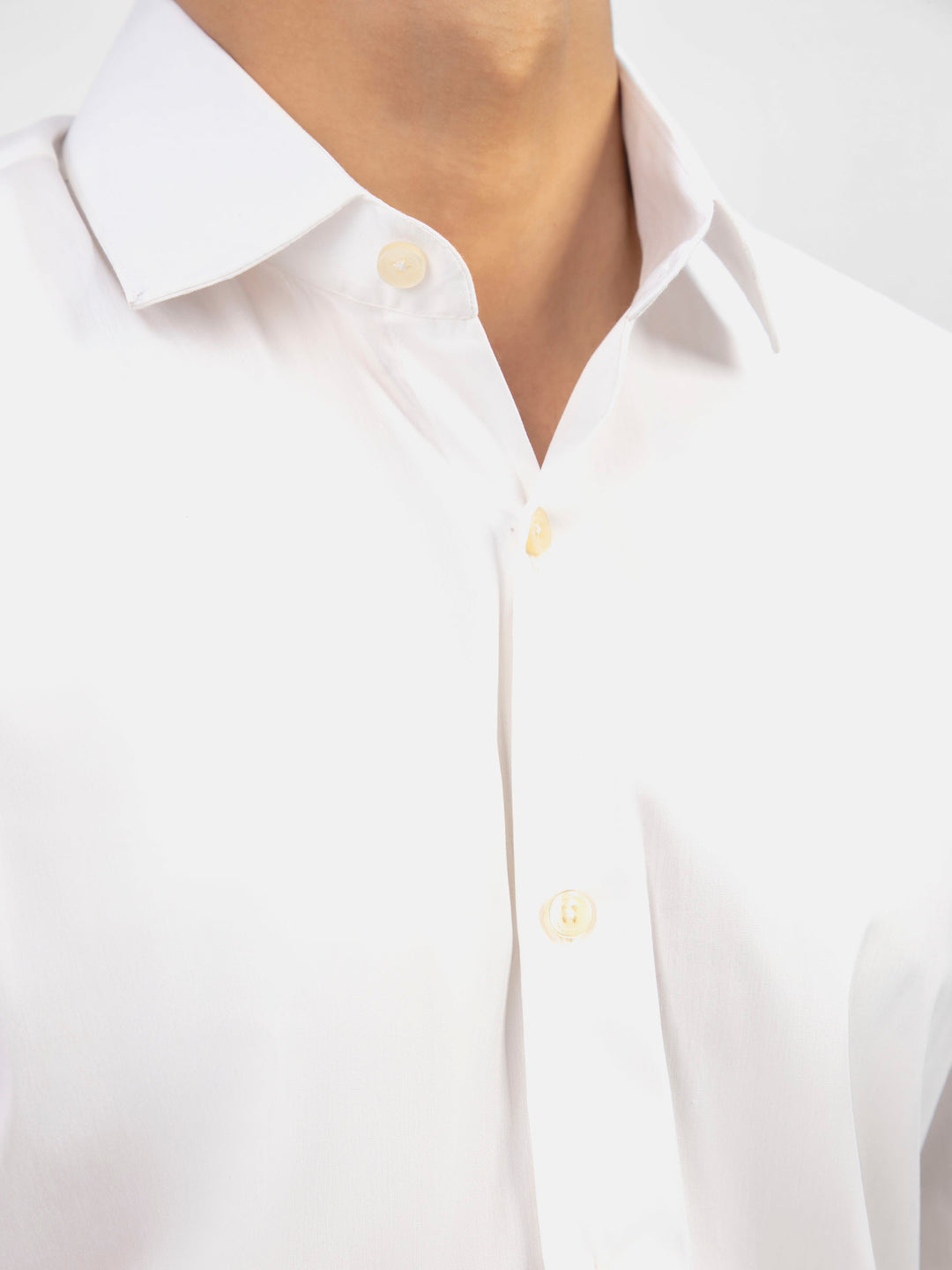 Classic White Satin Formal Shirt Brumano Pakistan