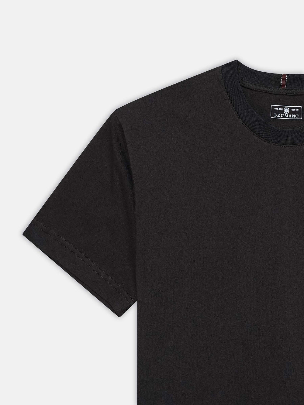 Dark Brown Regular Fit Crew Neck T-Shirt