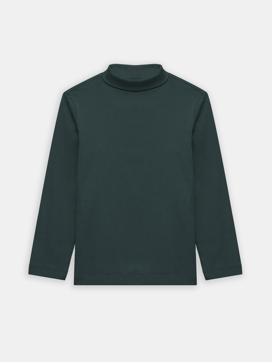 Dark Green High Neck With Long Sleeves - Unisex
