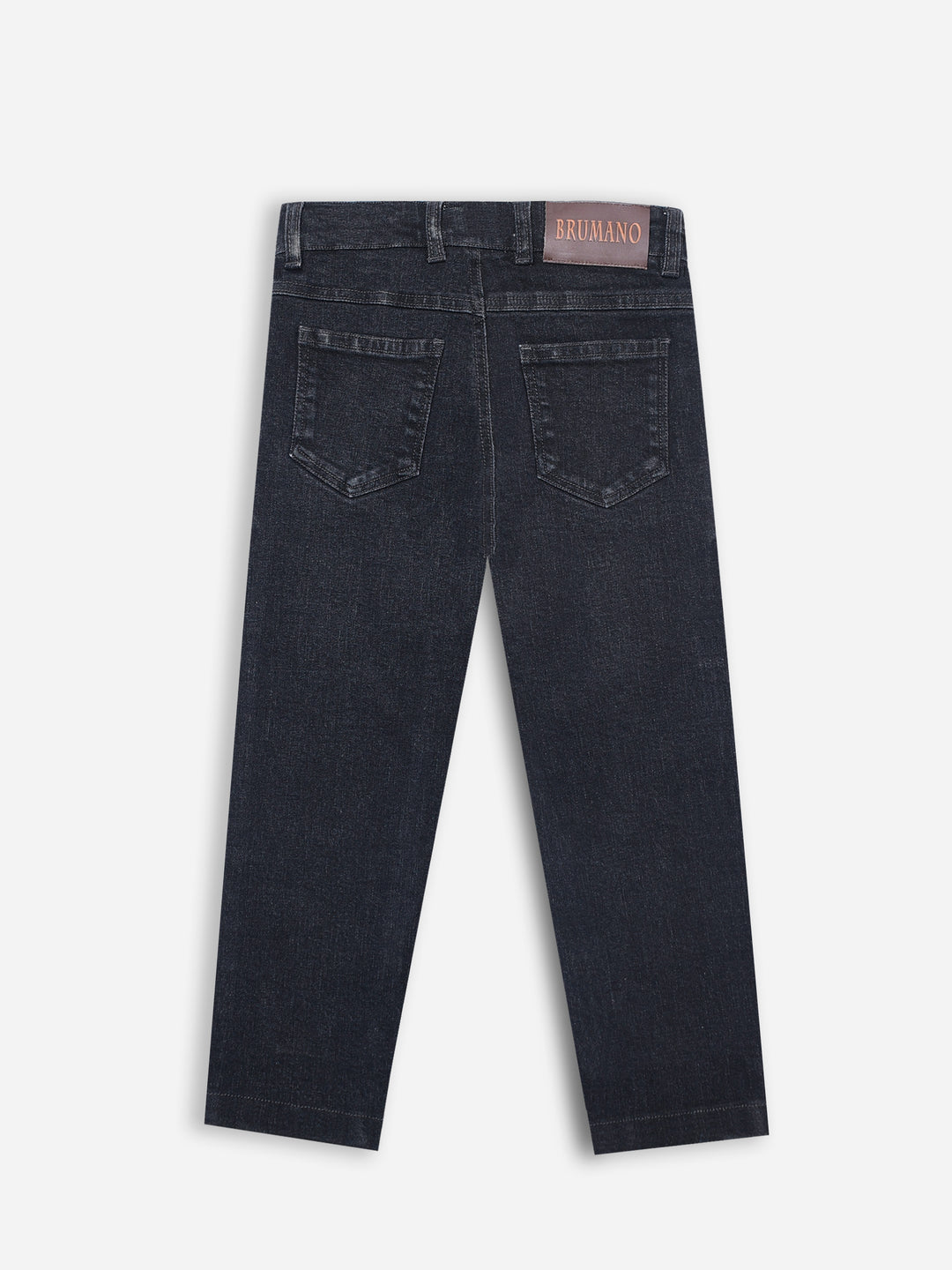 Dark Grey Straight Fit Casual Denim - Junior