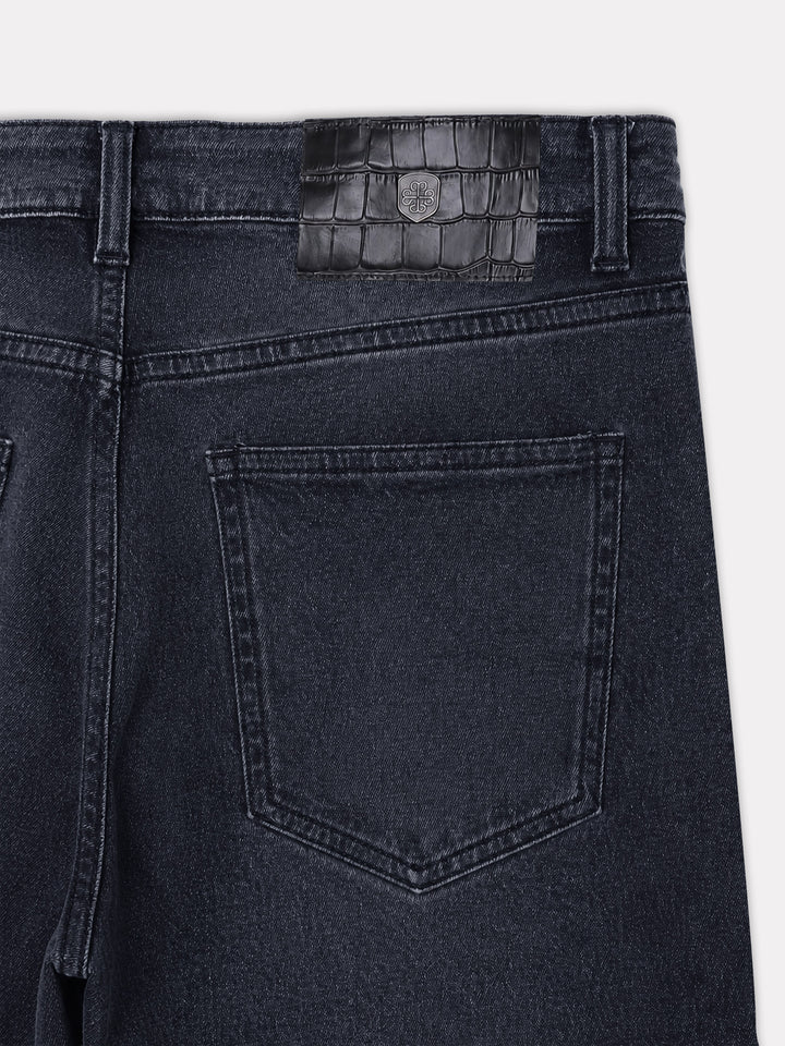 Dark Indigo Straight Fit Casual Denim With Stretch