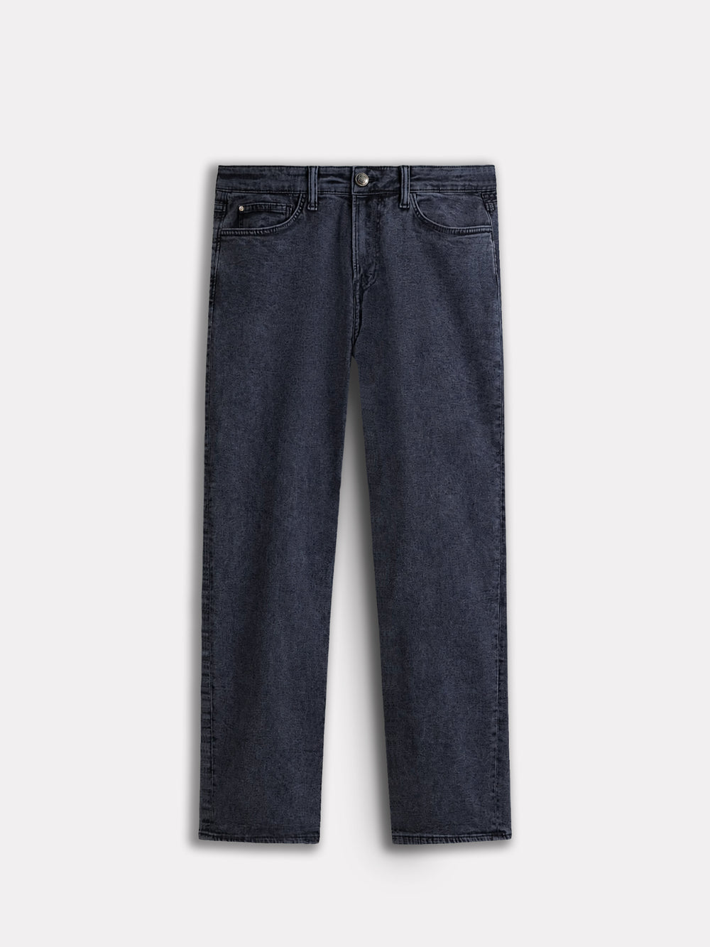 Dark Indigo Straight Fit Casual Denim With Stretch