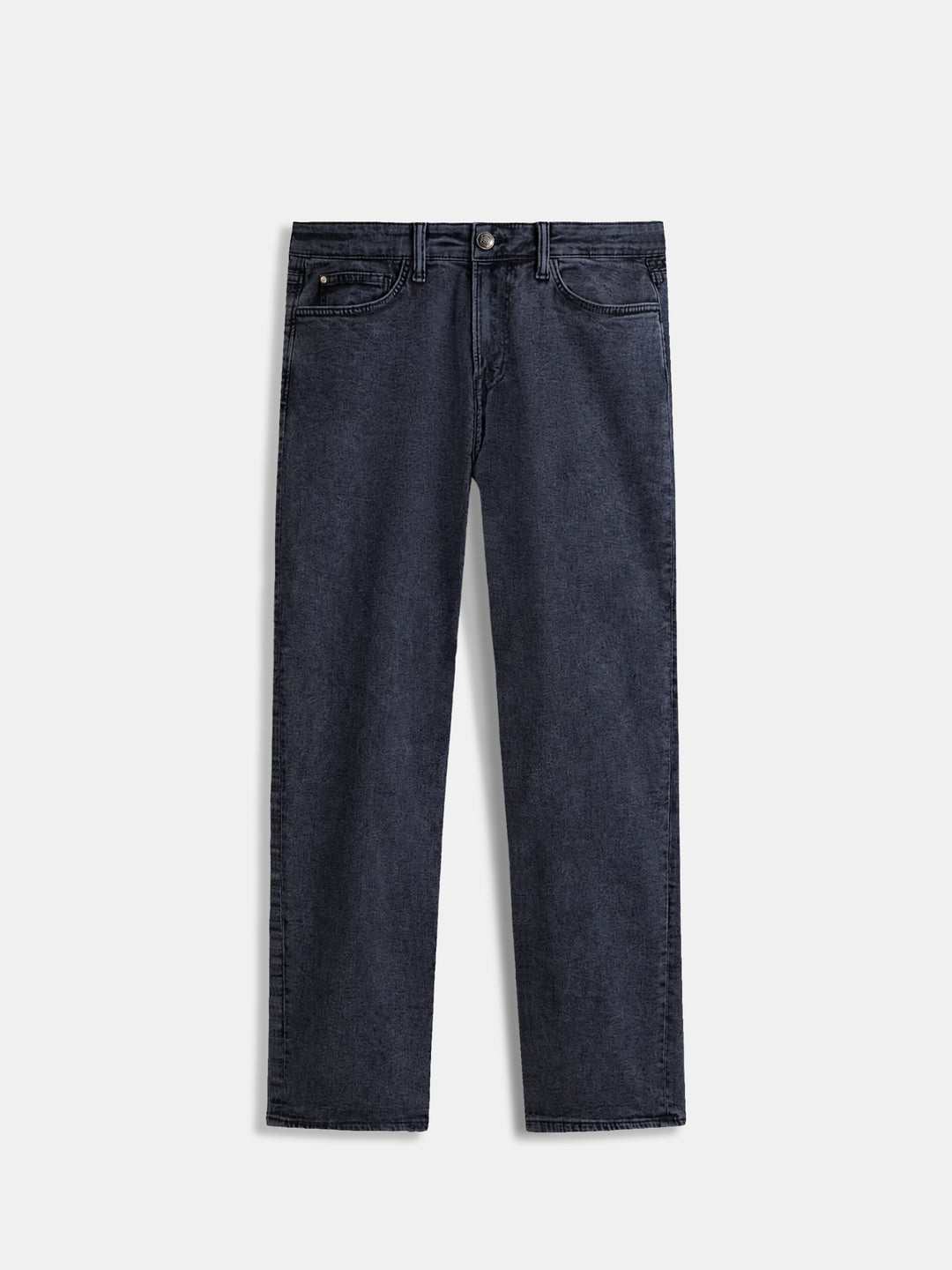 Dark Indigo Straight Fit Casual Denim With Stretch