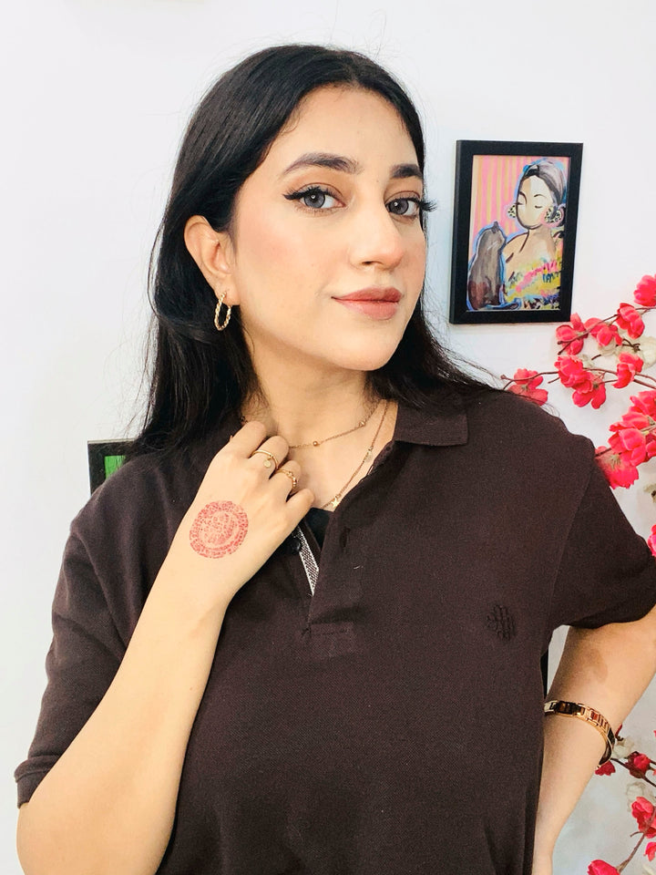 Dark Brown 100% Cotton Pique Polo - Women