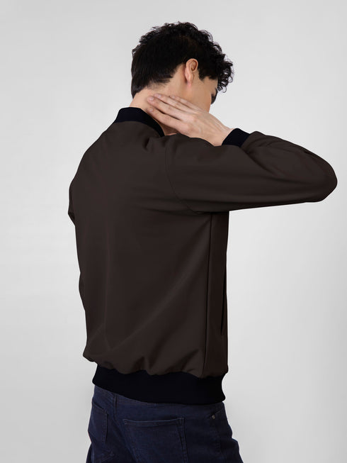 Dark Brown Everyday Bomber Jacket