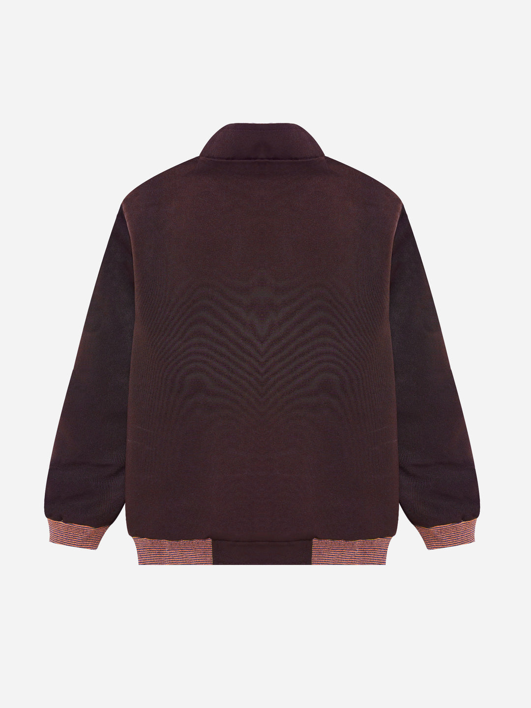 Dark Brown Structured Jacket With Pockets