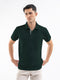 Dark Green 100% Cotton Pique Polo