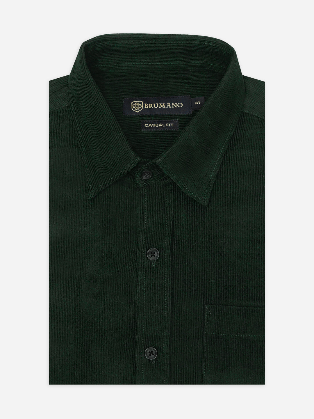 Dark Green Corduroy Shirt