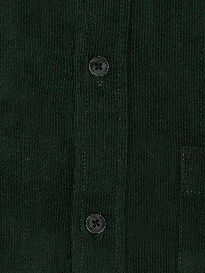 Dark Green Corduroy Shirt