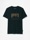 Dark Green 'Skyline' Graphics Printed T-Shirt