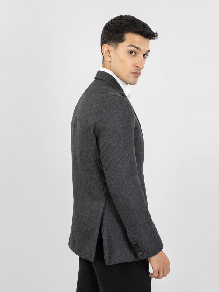 Dark Grey Structured Blazer