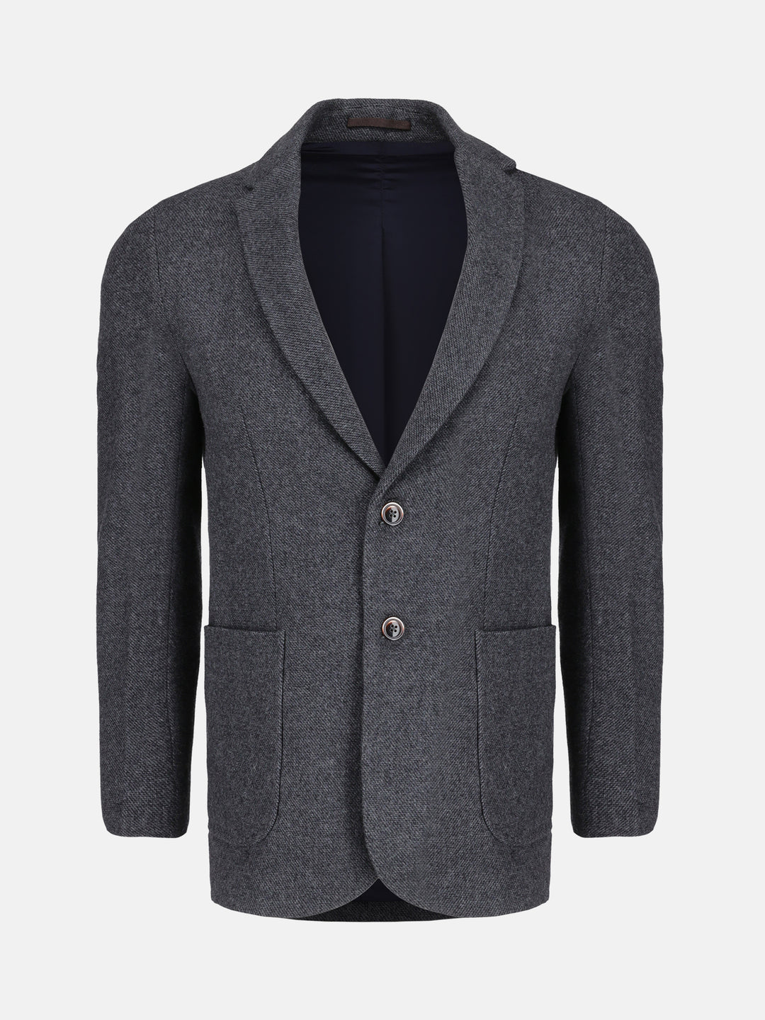 Dark Grey Structured Wool Blended Blazer Brumano Pakistan