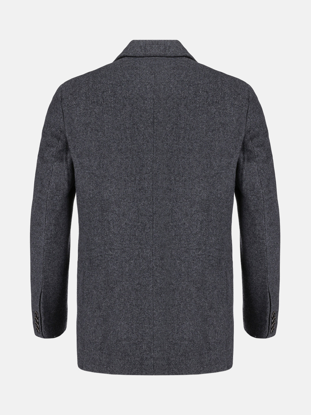 Dark Grey Structured Wool Blended Blazer Brumano Pakistan