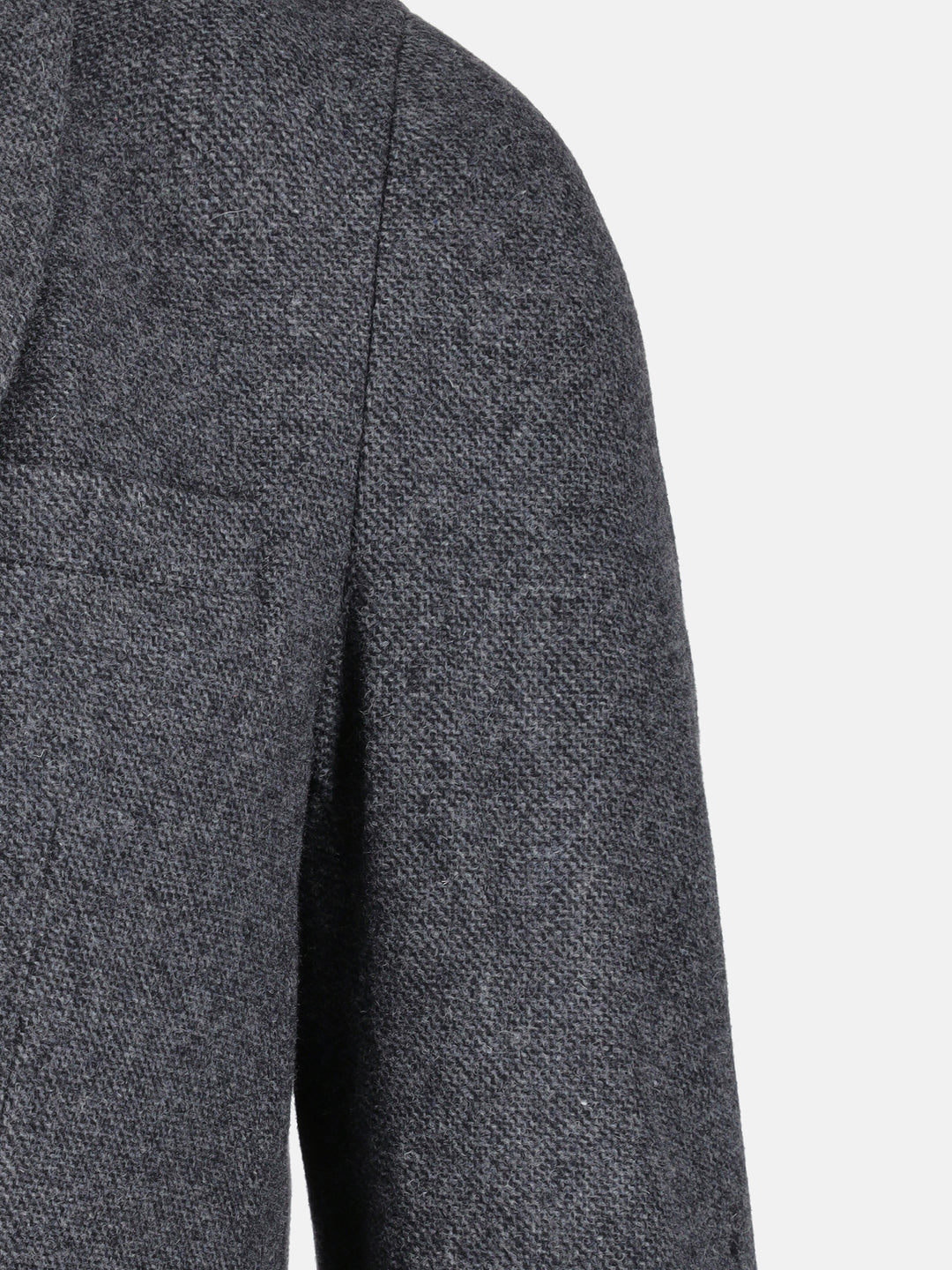 Dark Grey Structured Wool Blended Blazer Brumano Pakistan