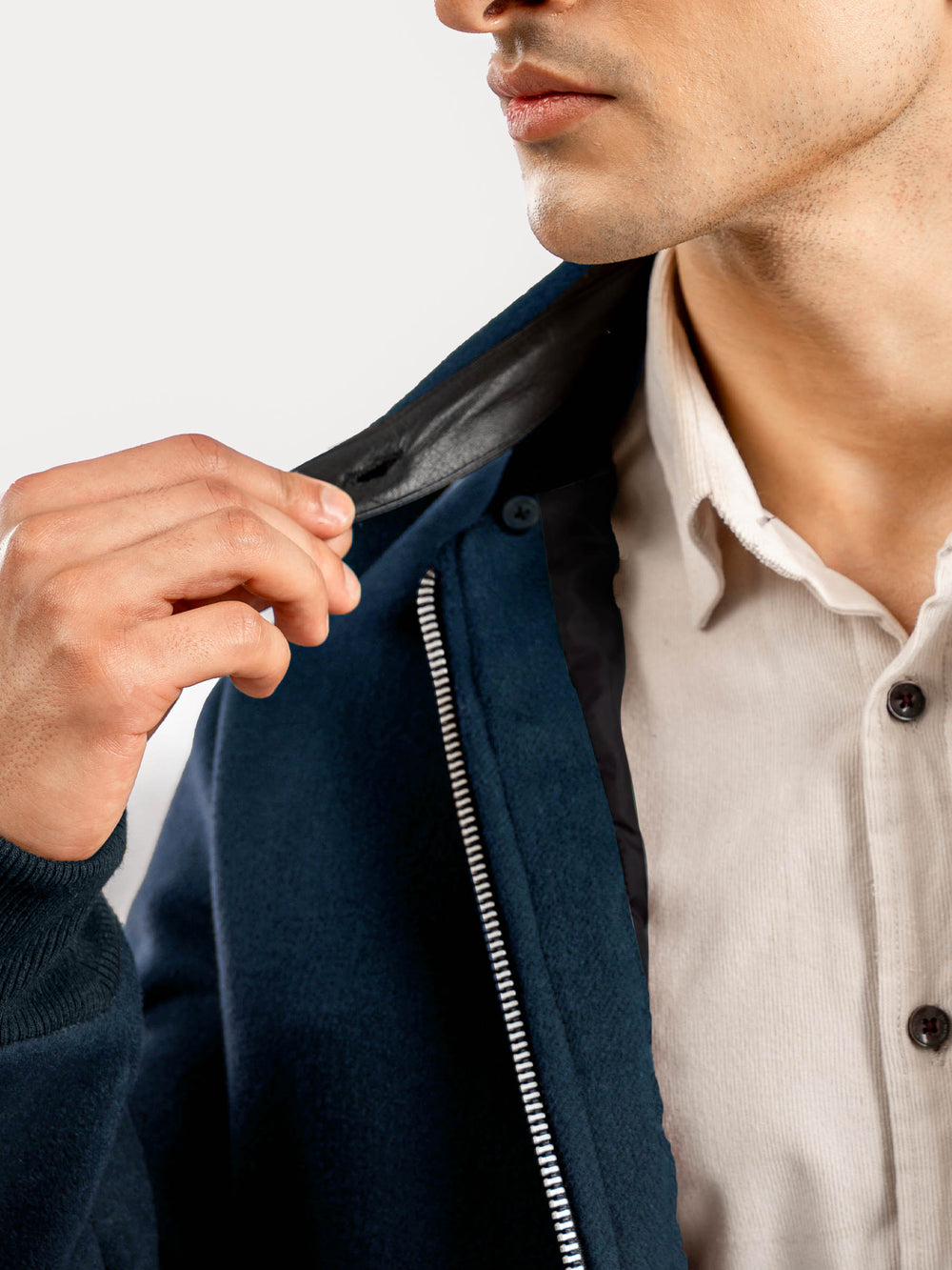 Darktealbluewoolblendedjacketwithdetachablecollarbrumanopakistan3