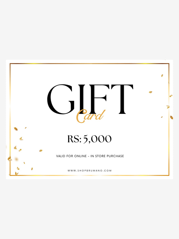 Gift Card - Rs 5000