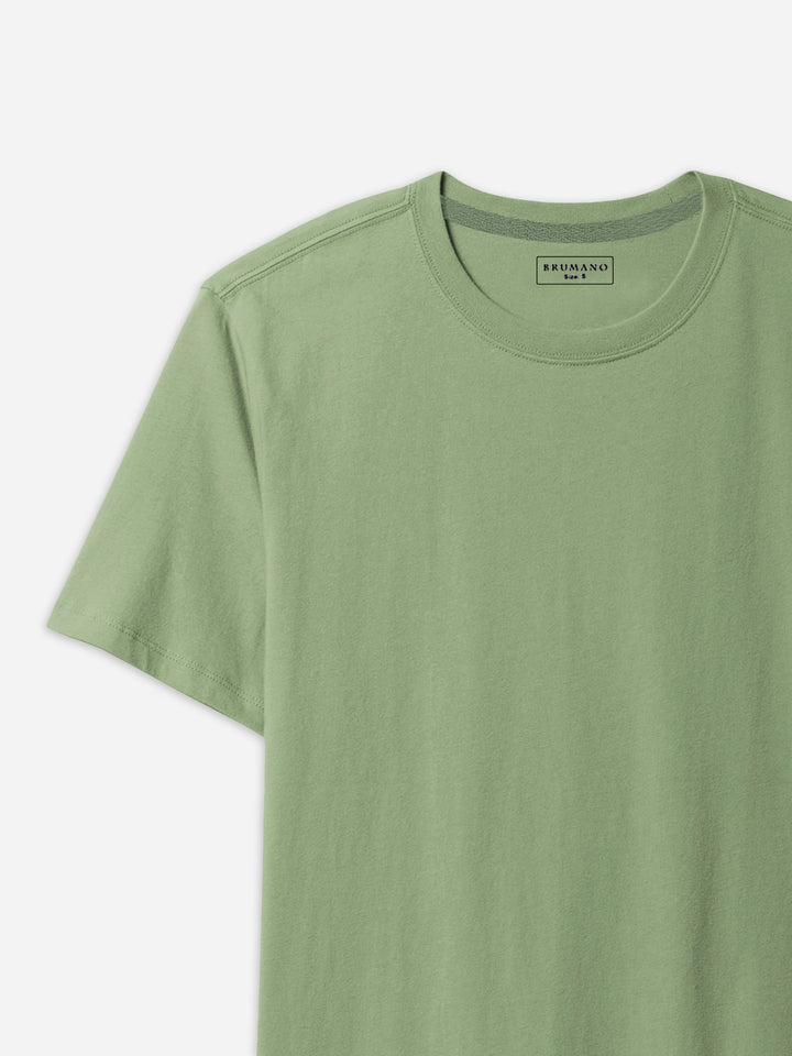Green 100% Cotton Basic Tee