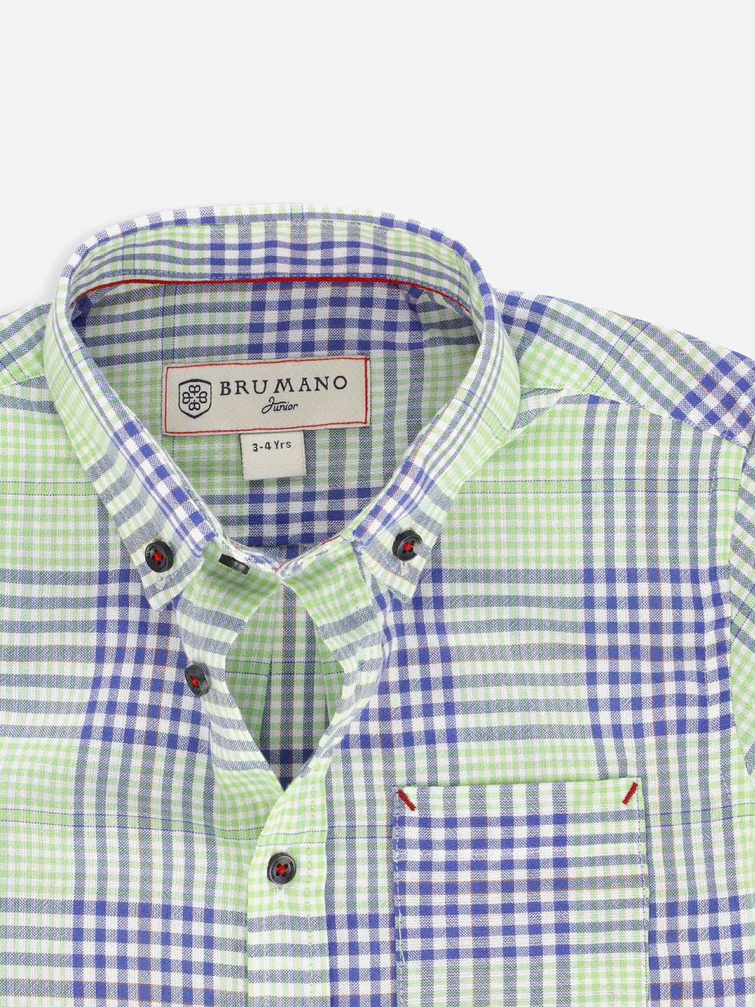 Green & Blue Shepherd Checkered Casual Shirt Brumano Pakistan