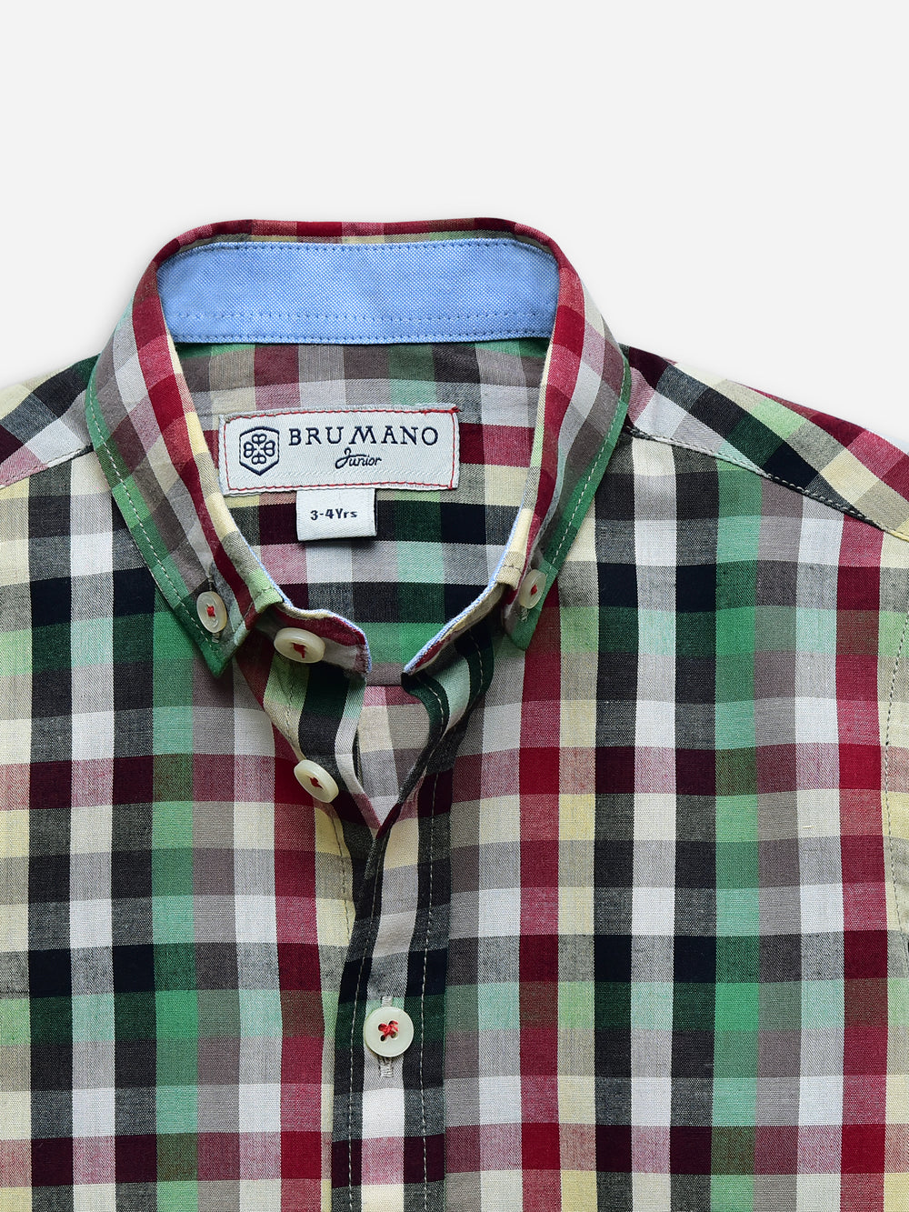 Green & red tartan plaid checkered casual shirt brumano pakistan