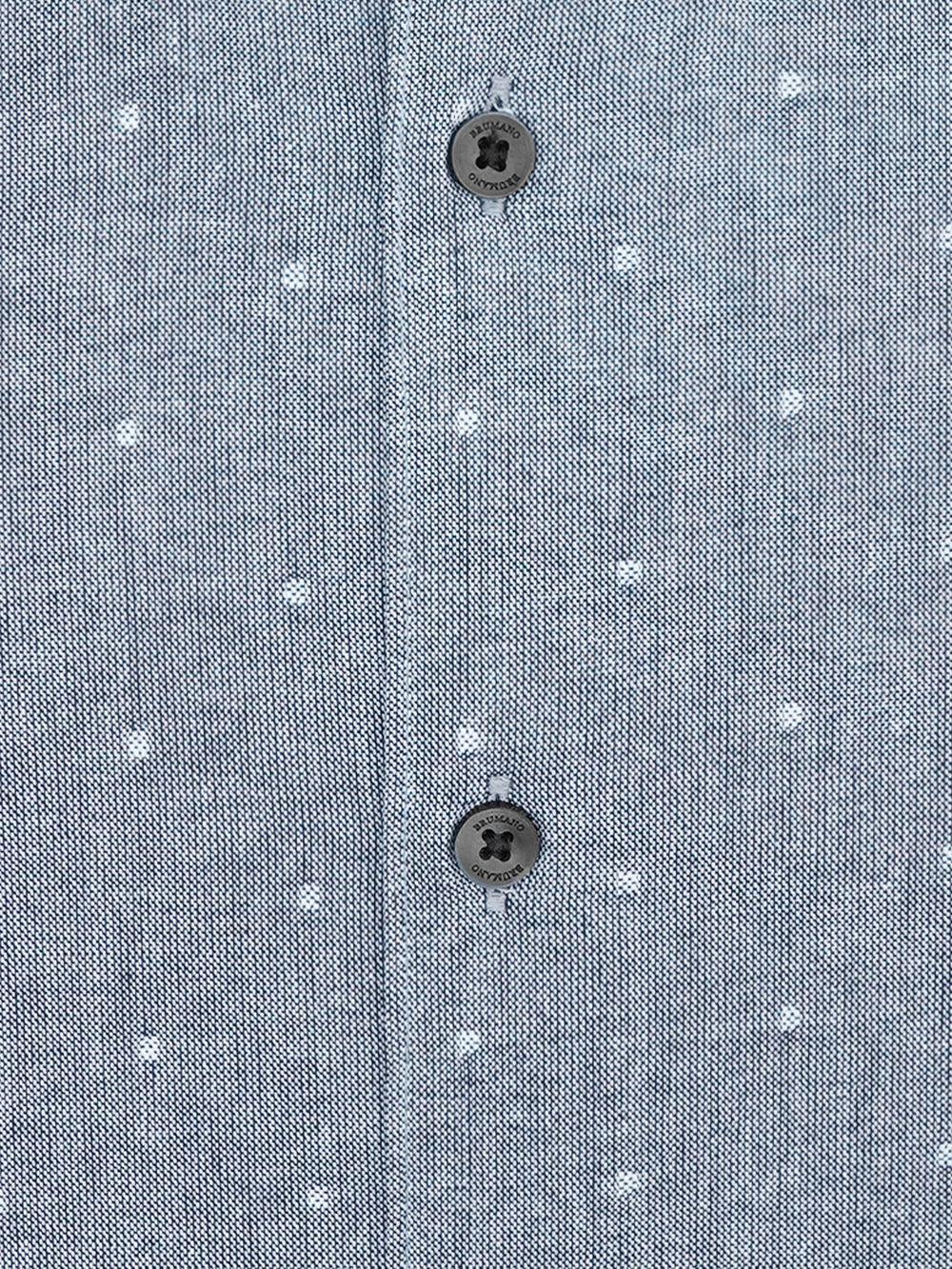 Grey Fil Coupe Structured Button Down Shirt
