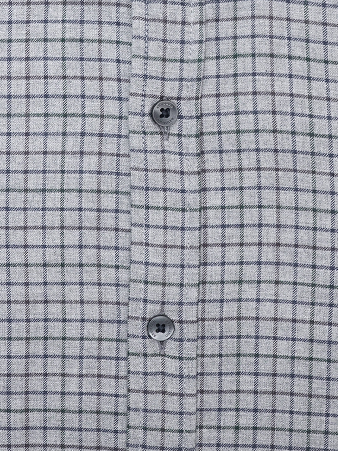 Grey Flannel Gingham Checkered Shirt
