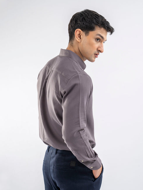 Grey Light Weight Button Down Shirt