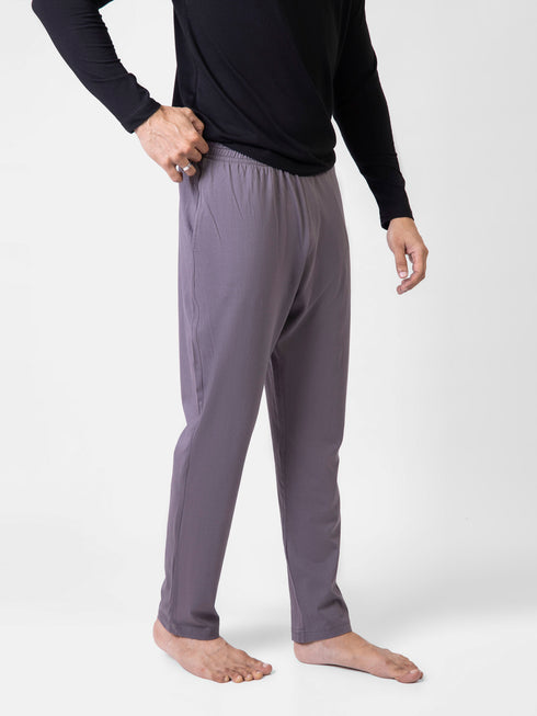 Grey Relax Fit Knitted Pajama