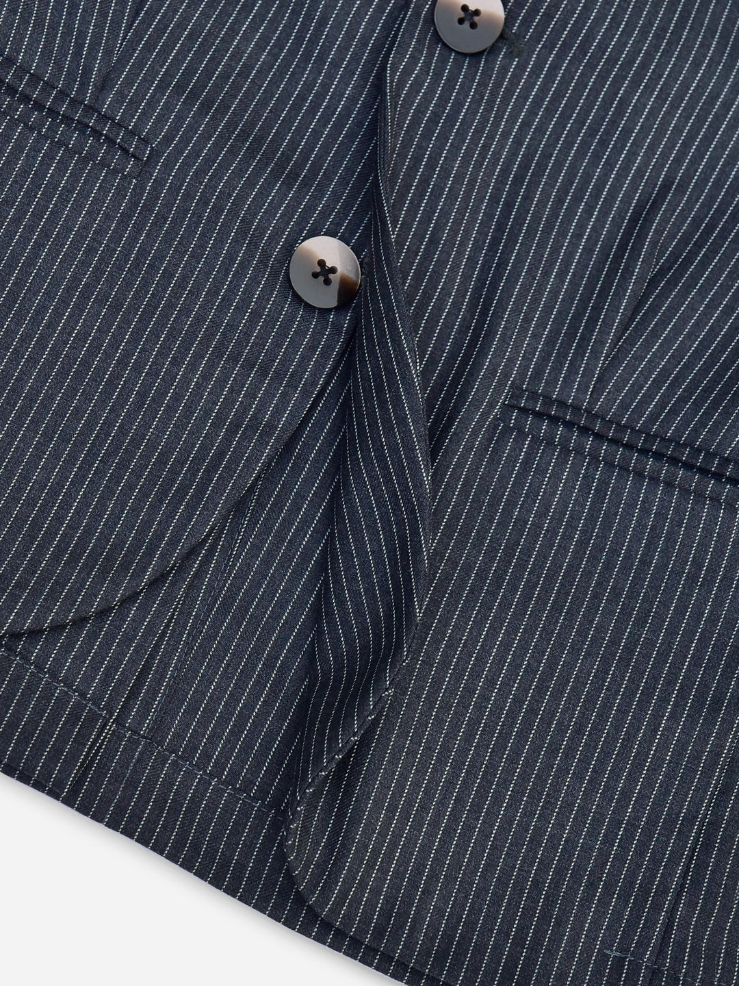 Grey Striped Kids Formal Blazer Brumano Pakistan