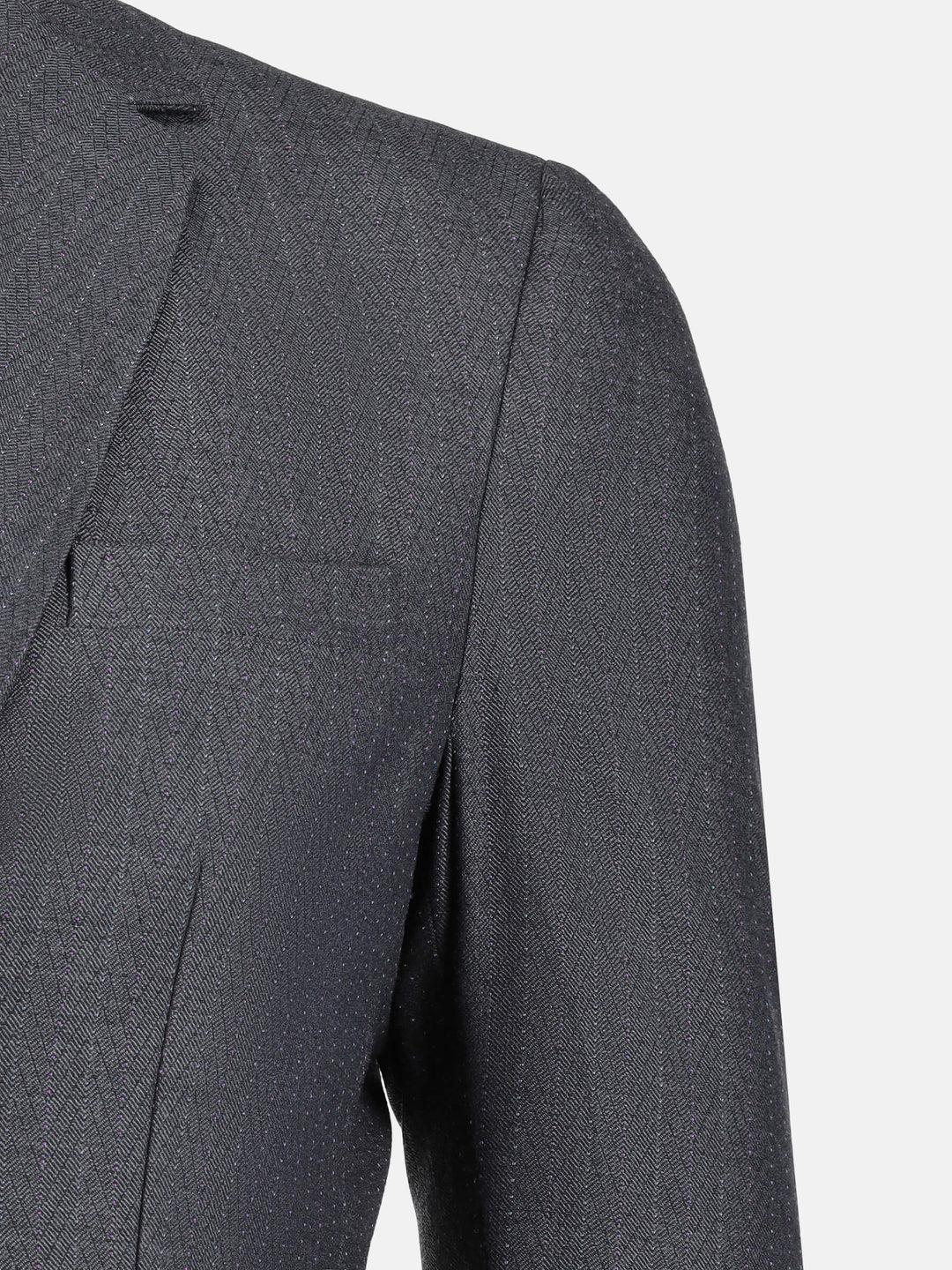 Grey Structured Striped Formal Blazer Brumano Pakistan