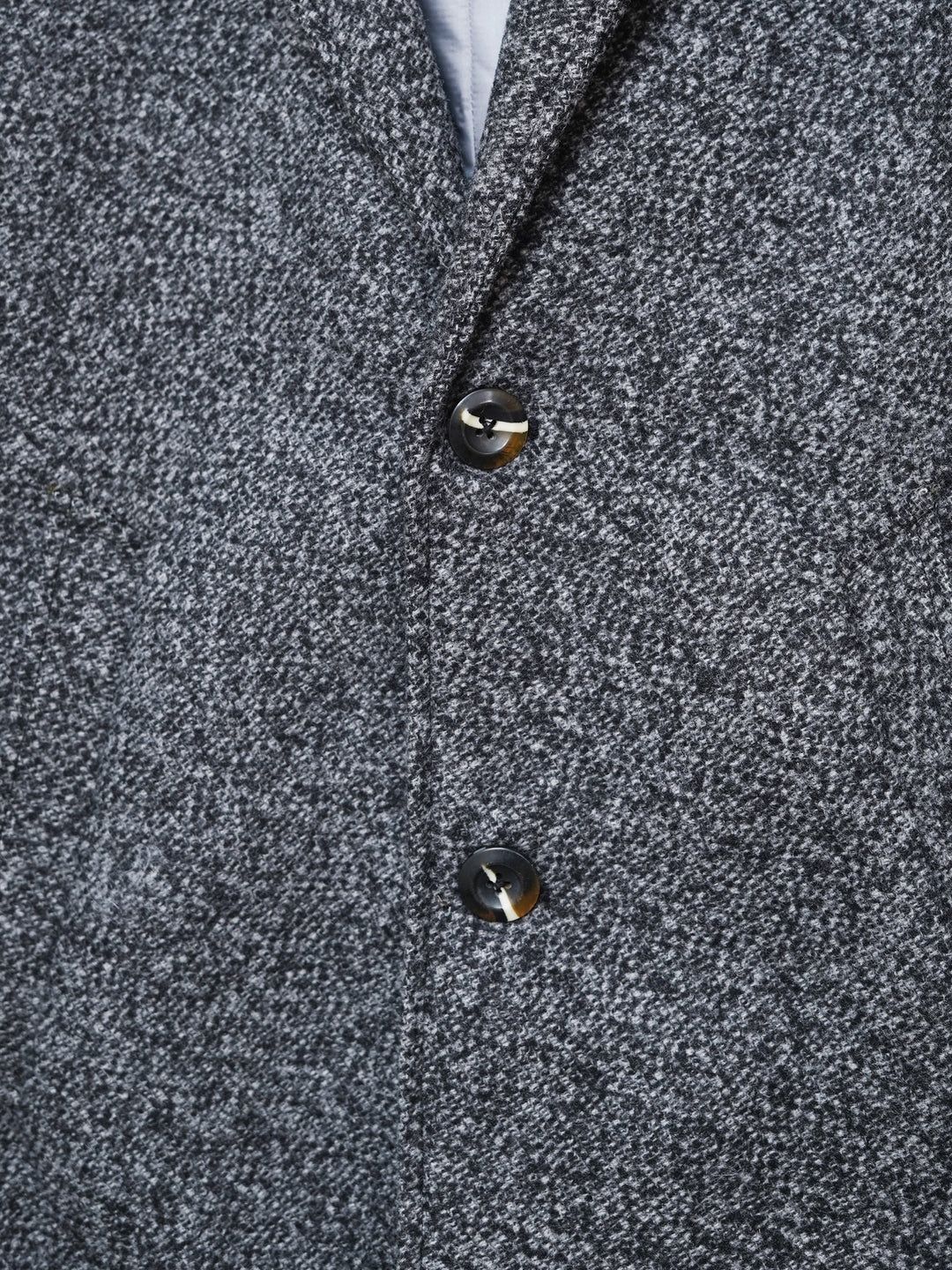 Grey Wool Blenled Over Coat