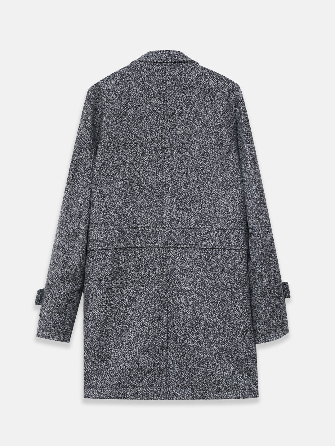 Grey Wool Blenled Over Coat