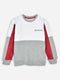 Grey & White Raglan Sleeves Casual Sweatshirt Brumano Pakistan