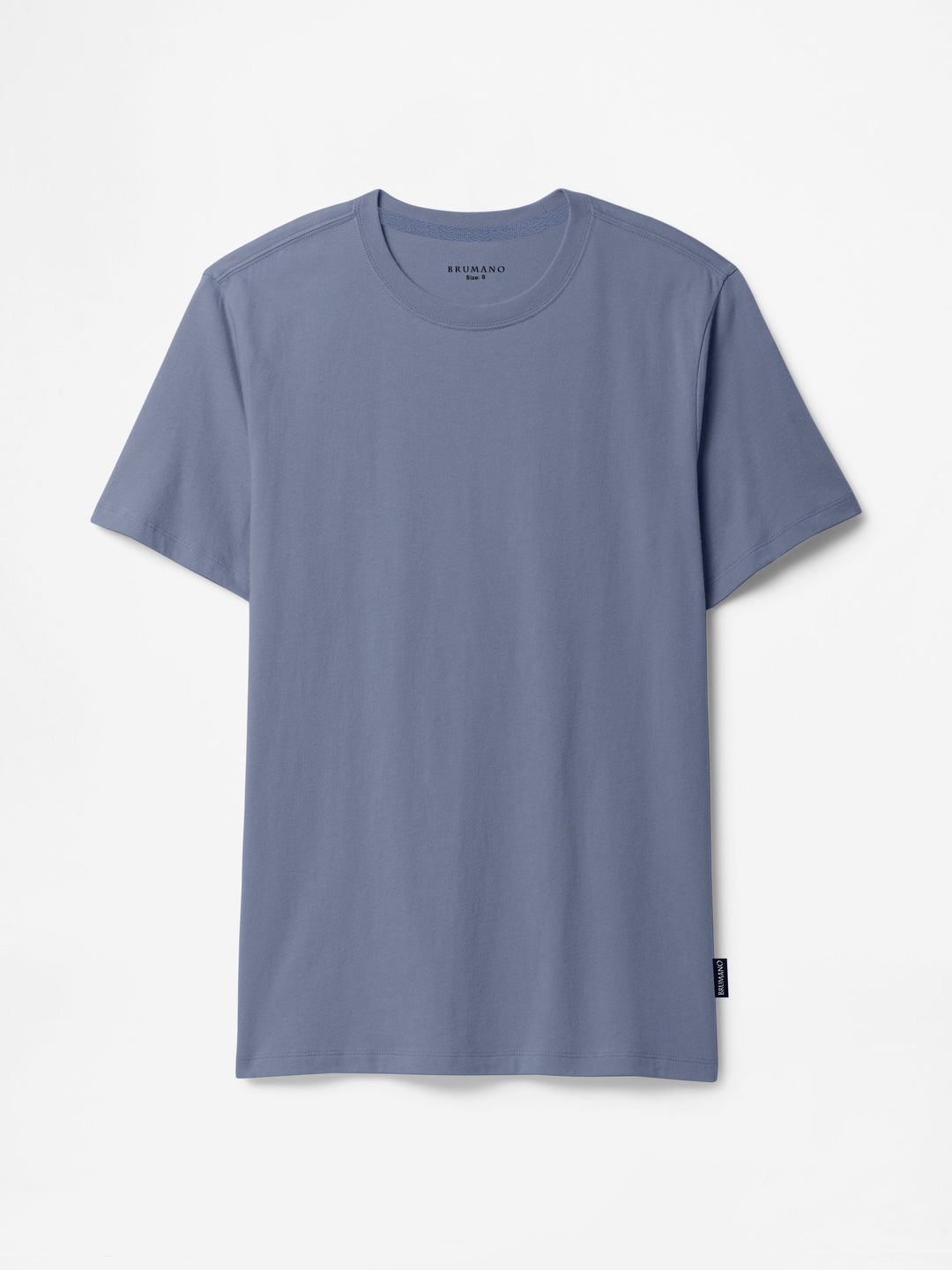 Greyish Blue 100% Cotton Basic Tee - Women