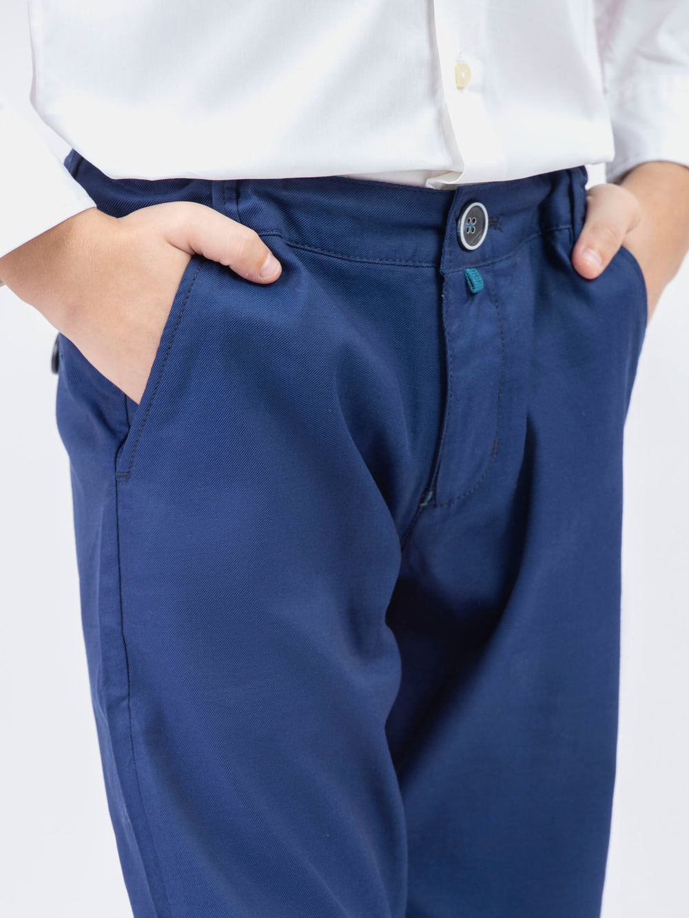 Ink blue casual twill trouser brumano pakistan