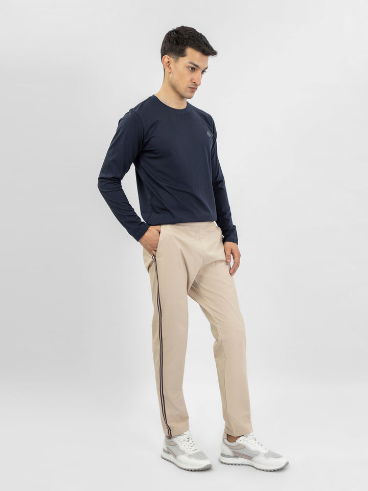 Khaki Pajama With Contrasting Detailing