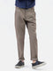 Khaki Taupe Casual Satin Trouser Brumano Pakistan