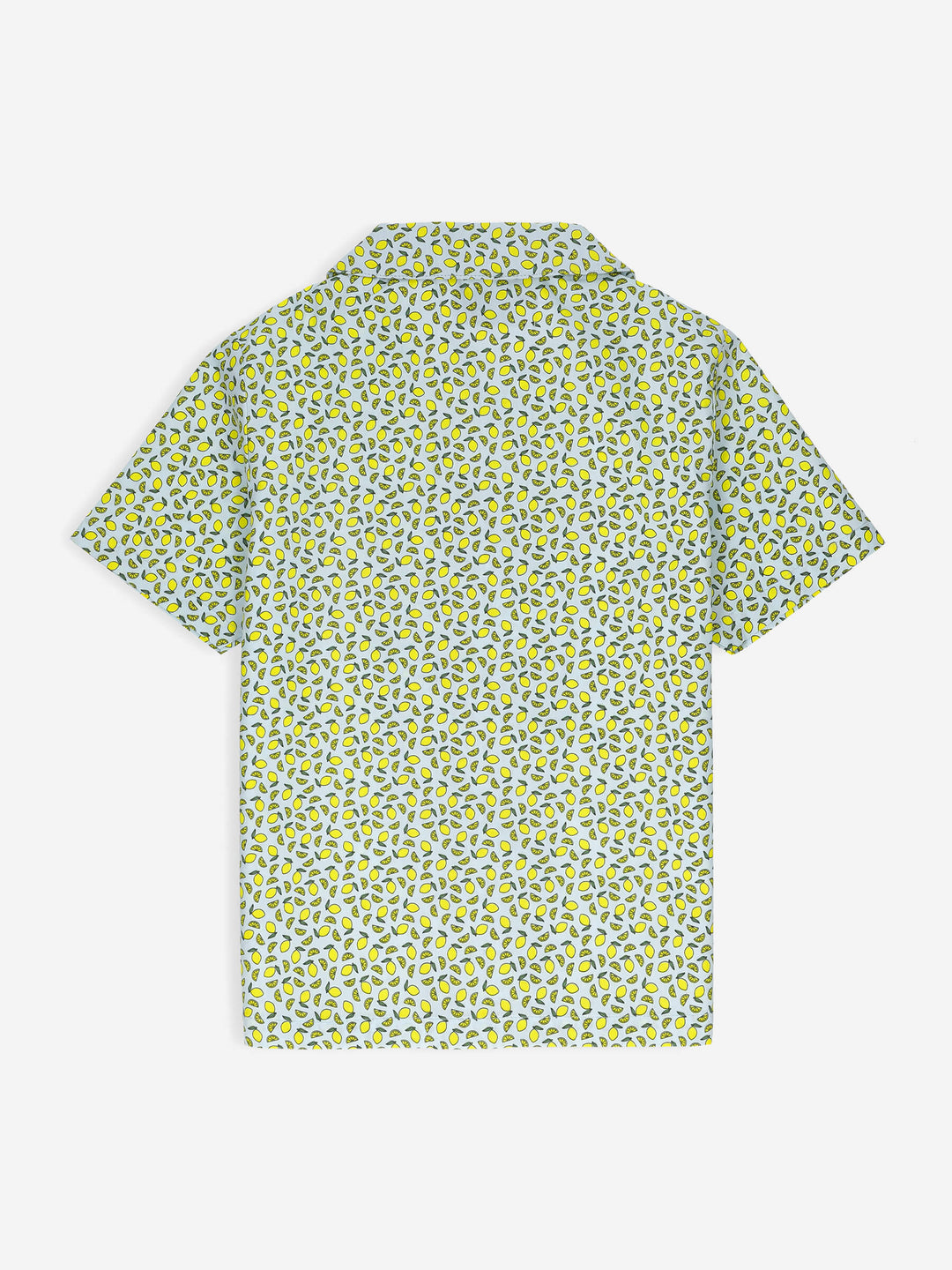 Lemon Printed Cuban Collar Half Sleeve Casual Shirt Brumano Pakistan
