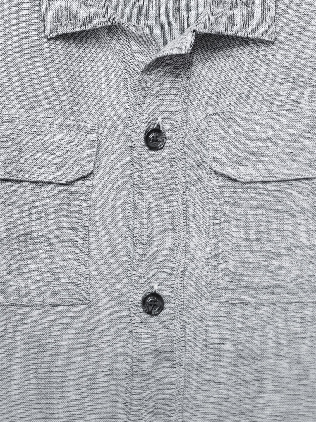 Texture detail of 80% cotton 20% viscose fabric