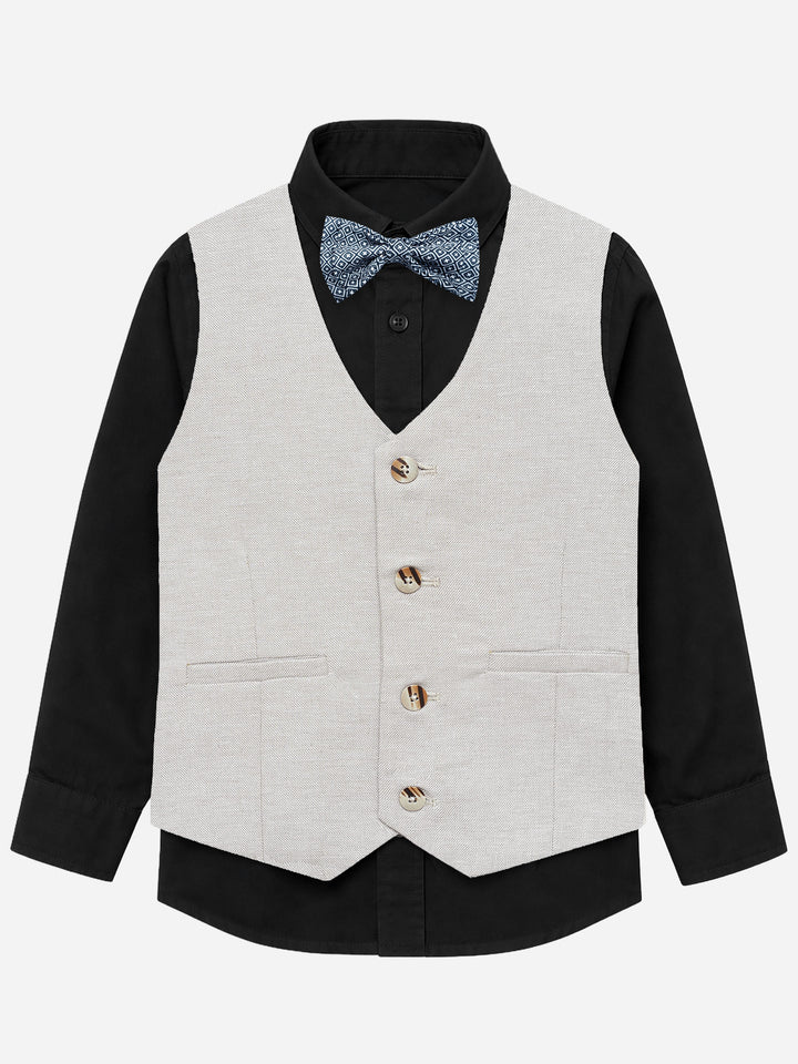 light-beige-structured-formal-vest-with-bow-junior