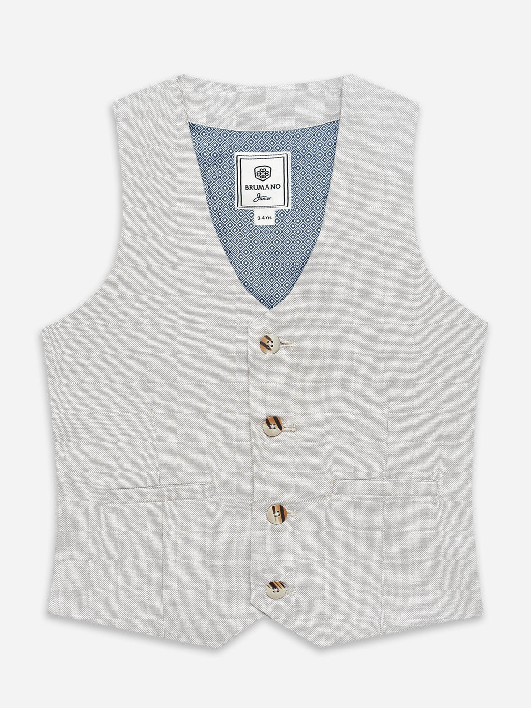 light-beige-structured-formal-vest-with-bow-junior