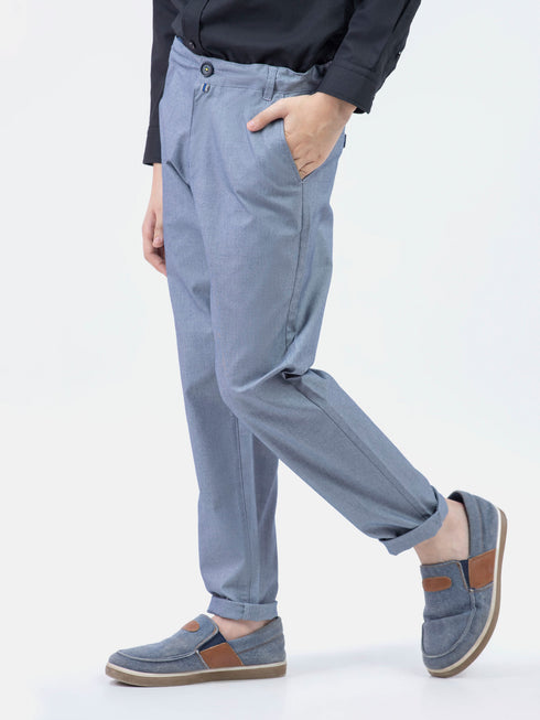 Light Blue Structured Casual Trouser Brumano Pakistan