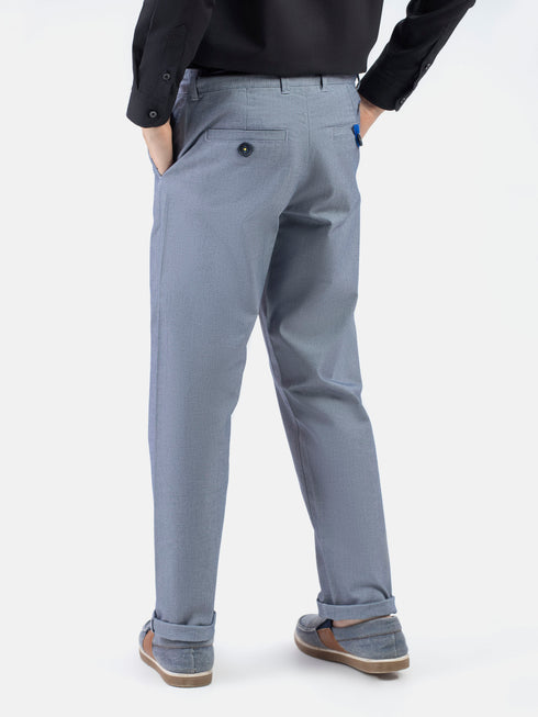 Light Blue Structured Casual Trouser Brumano Pakistan