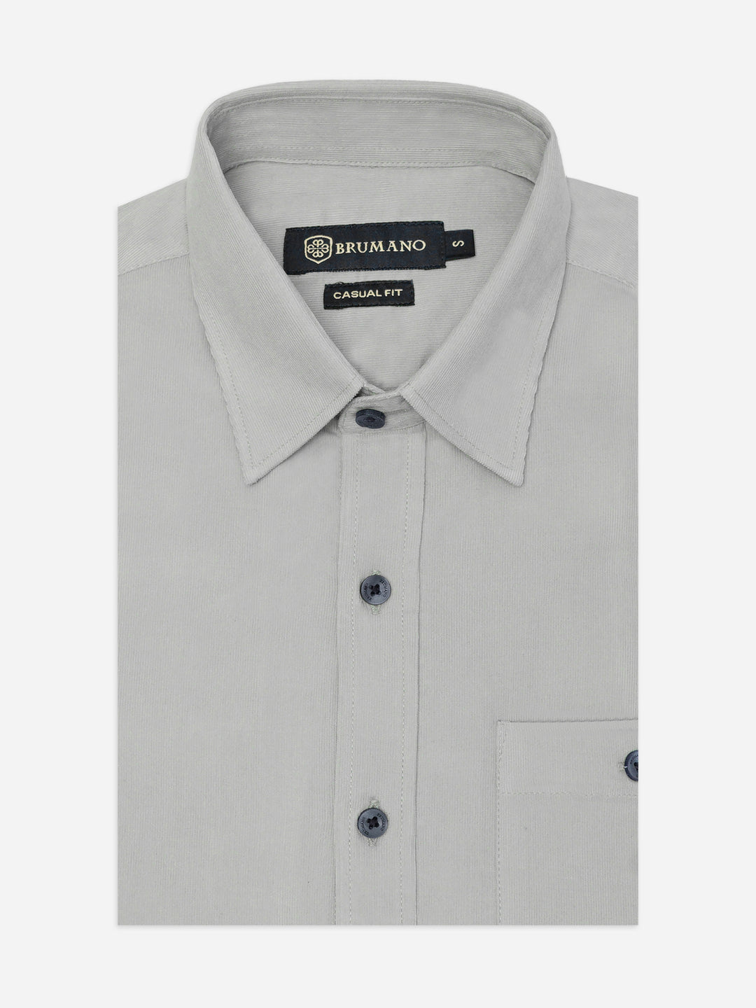 Light Grey Corduroy Shirt