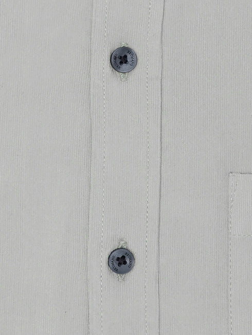 Light Grey Corduroy Shirt